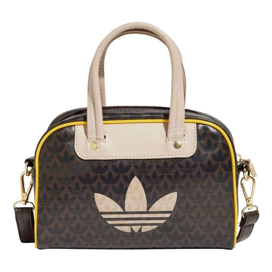 Monogram Mini Bowling Bag 'Brown'