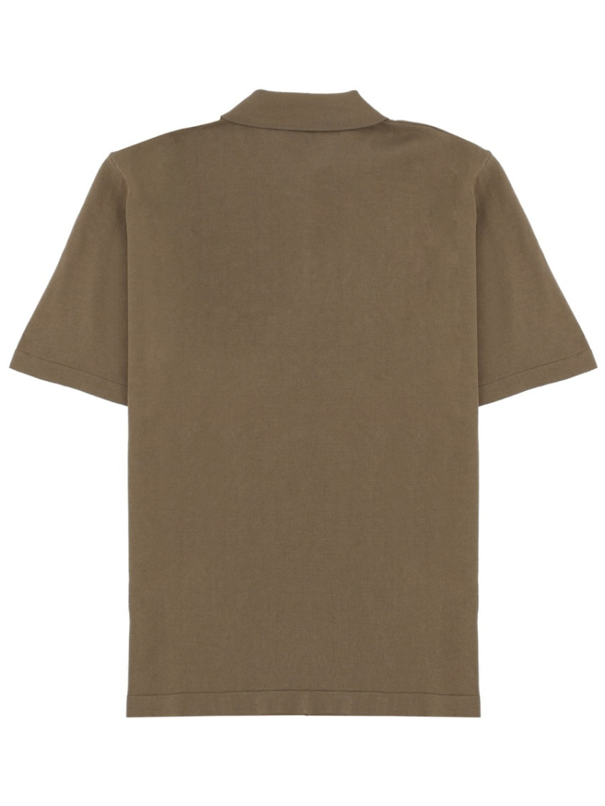 A.P.C. - cotton logo polo shirt