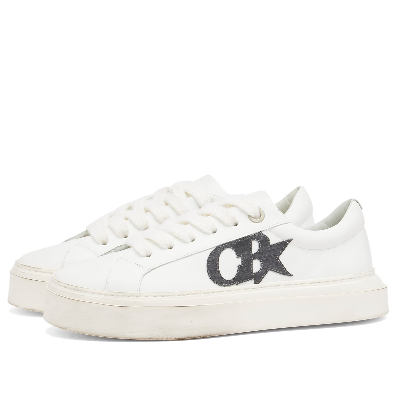 Cole Buxton Men's CB Logo Sneaker in White