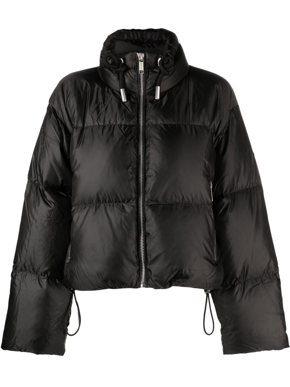 Recycled-polyester puffer jacket - Black