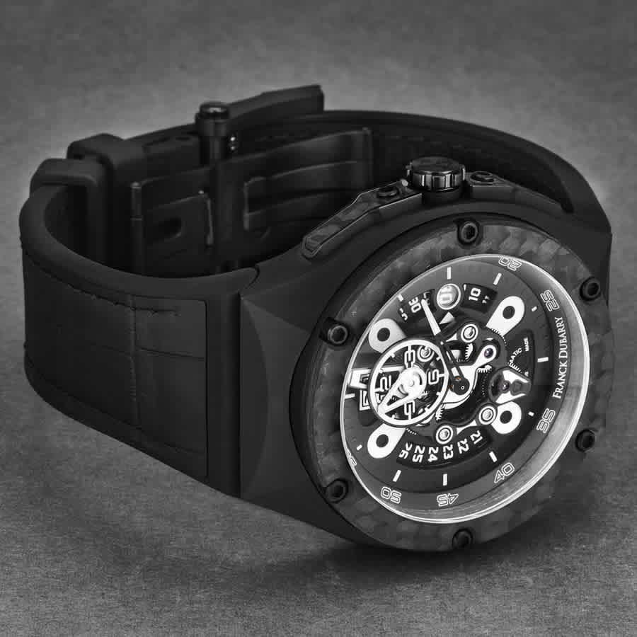 Crazy Wheel Automatic Black Dial Mens Watch CW