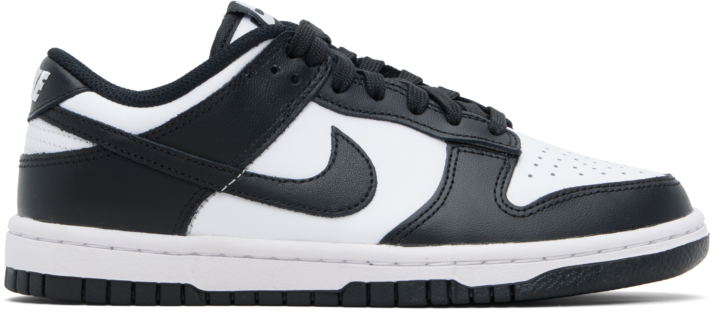 White & Black Dunk Low Sneakers