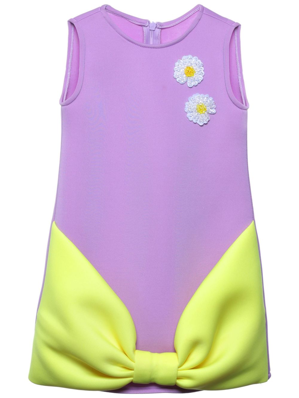 Fiona sleeveless bow dress - Purple