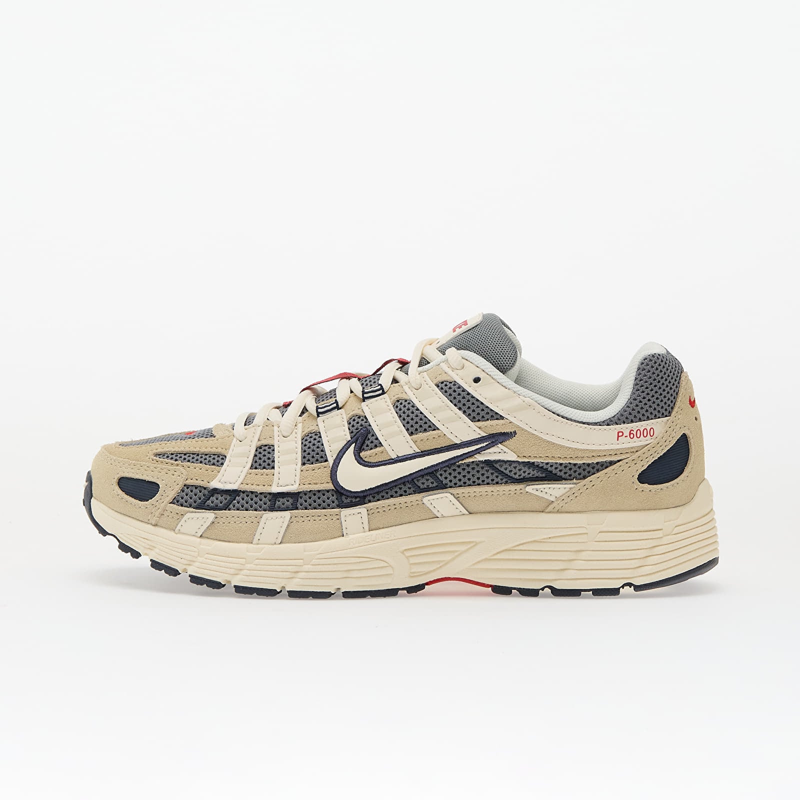 Shoes Nike P-6000 Suede Lt Khaki/ Pale Ivory-Thunder Blue