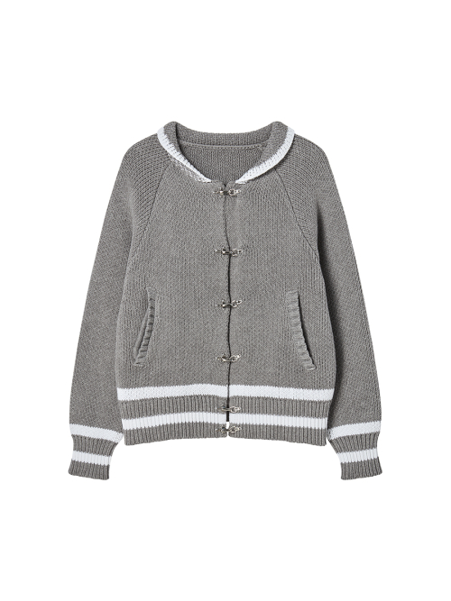 LATCH COWICHAN CARDIGAN GREY