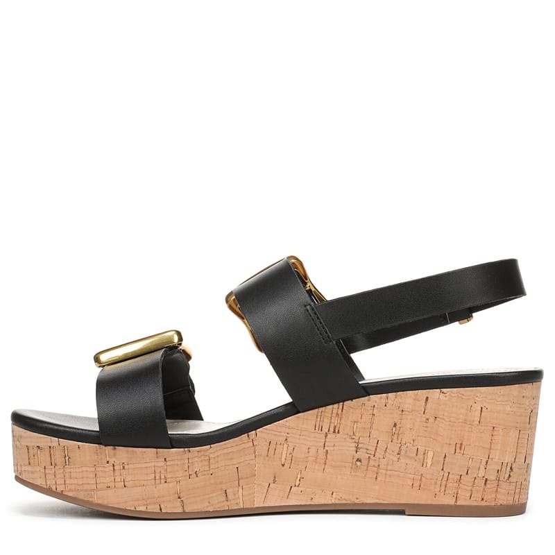 Women's Paizlee Platform Wedge Sandals (Black)