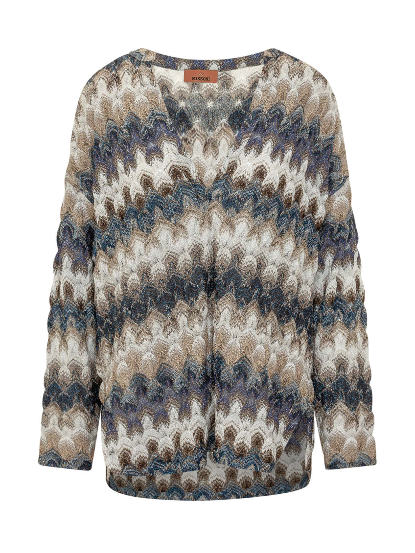 Multicolor Relaxed Abstract Shirt