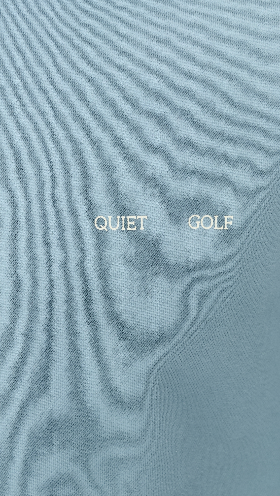 Monogram Washed Rugby Sweater Blue