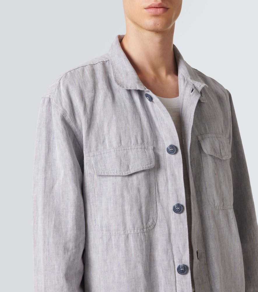 Nuno cotton and linen overshirt