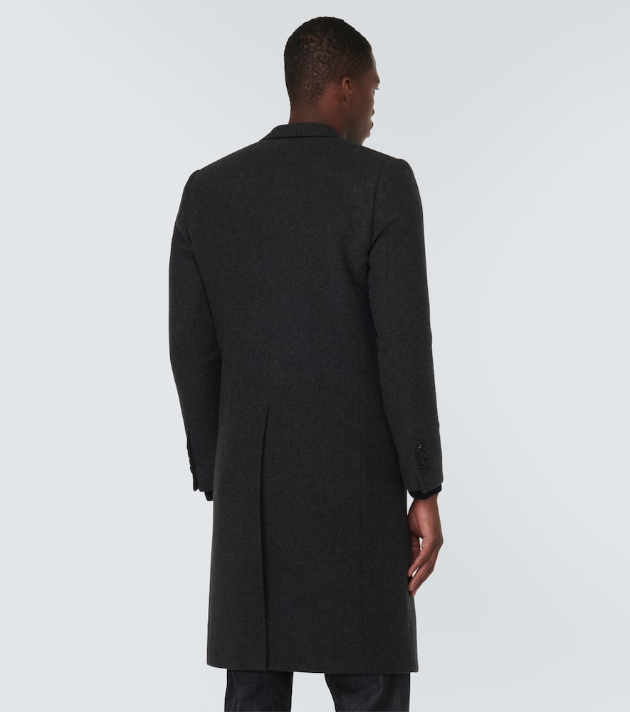Wool-blend overcoat