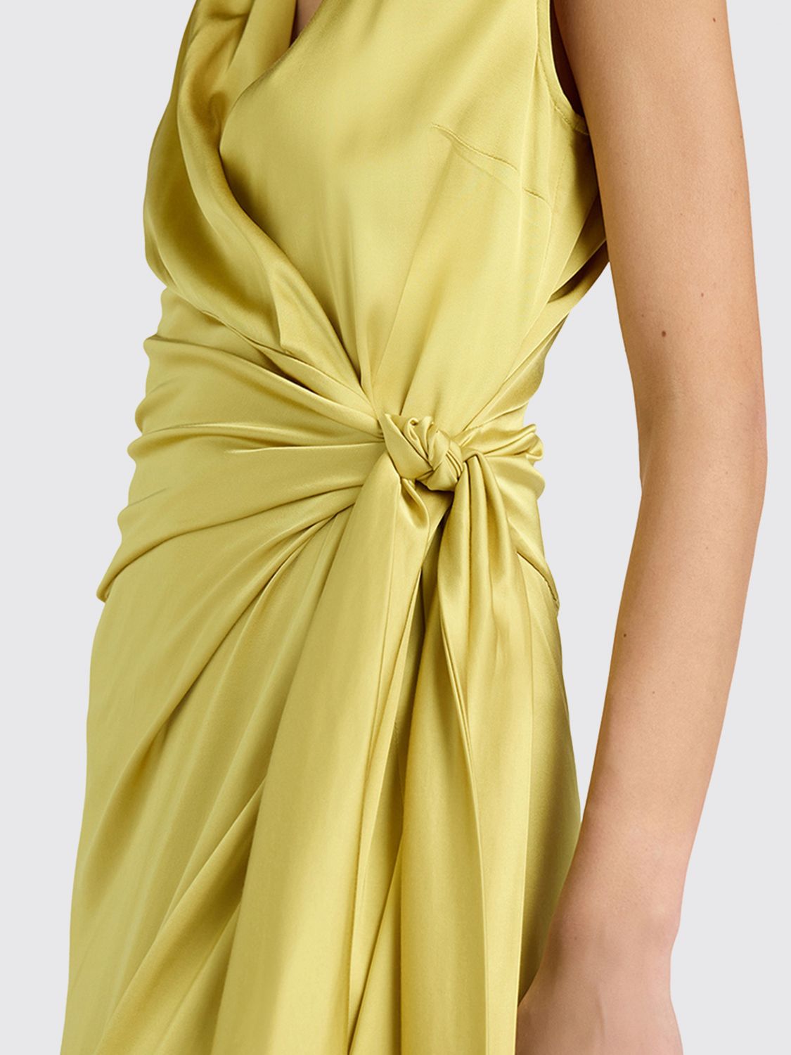 MOMONÌ Dress Woman color Lime