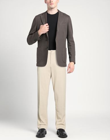 Man Pants Beige Size 38 Cotton, Nylon