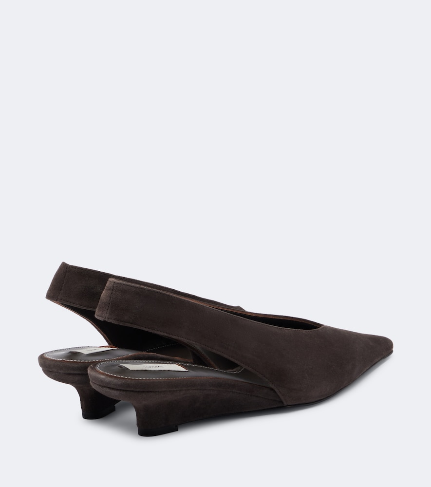 Suede wedges