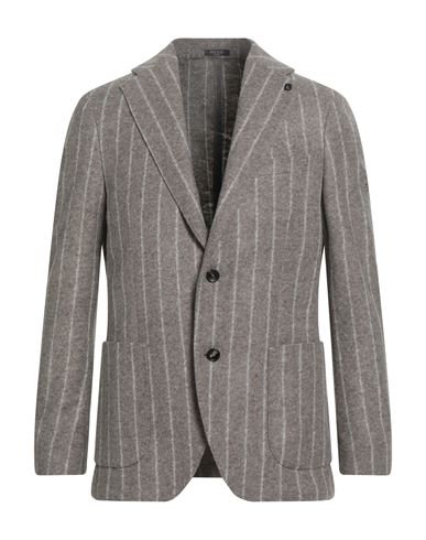Man Blazer Grey Size 42 Acrylic, Shetland wool, Polyester