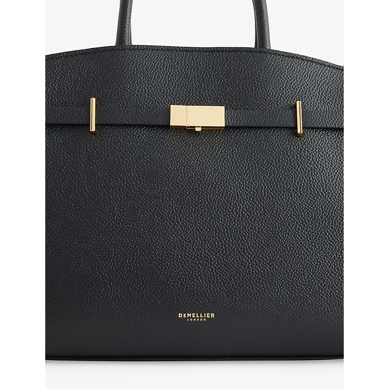 Womens The Midi Hudson Leather Top-Handle Bag