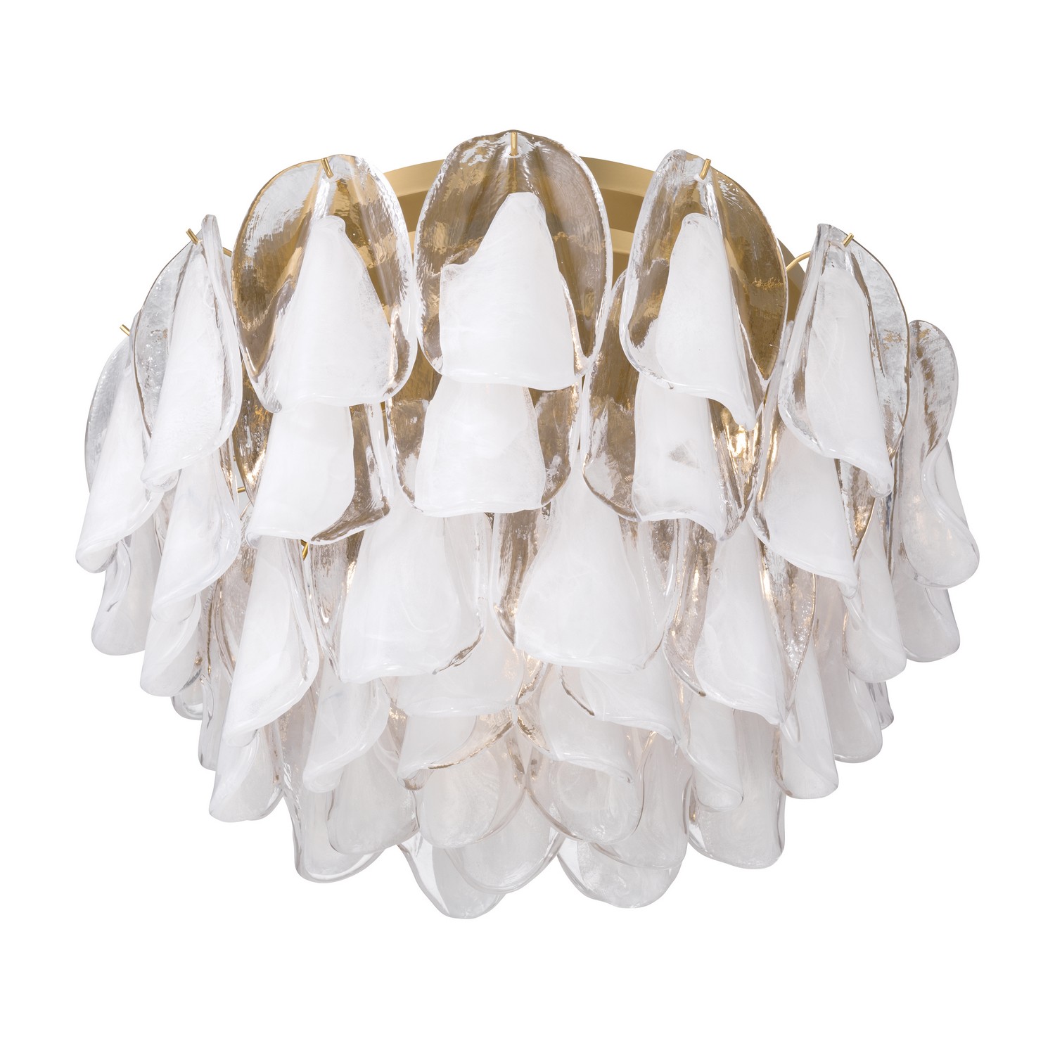Legacy Brass Flush Mount from the Verla Crest Collection