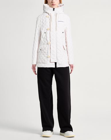 Woman Coat White Size S Polyamide