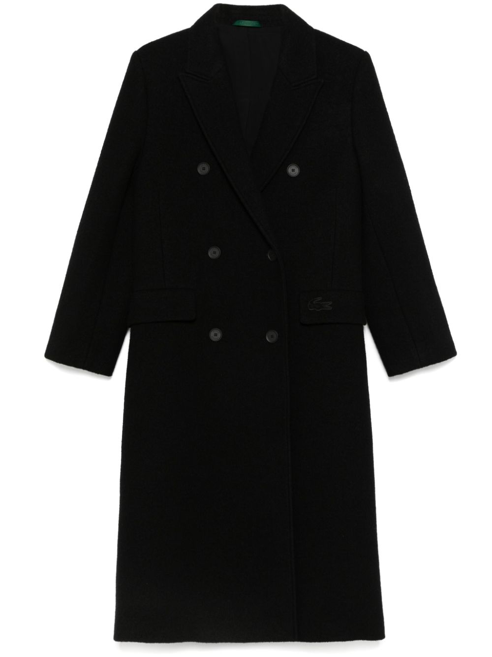 Bouclé coat - Black