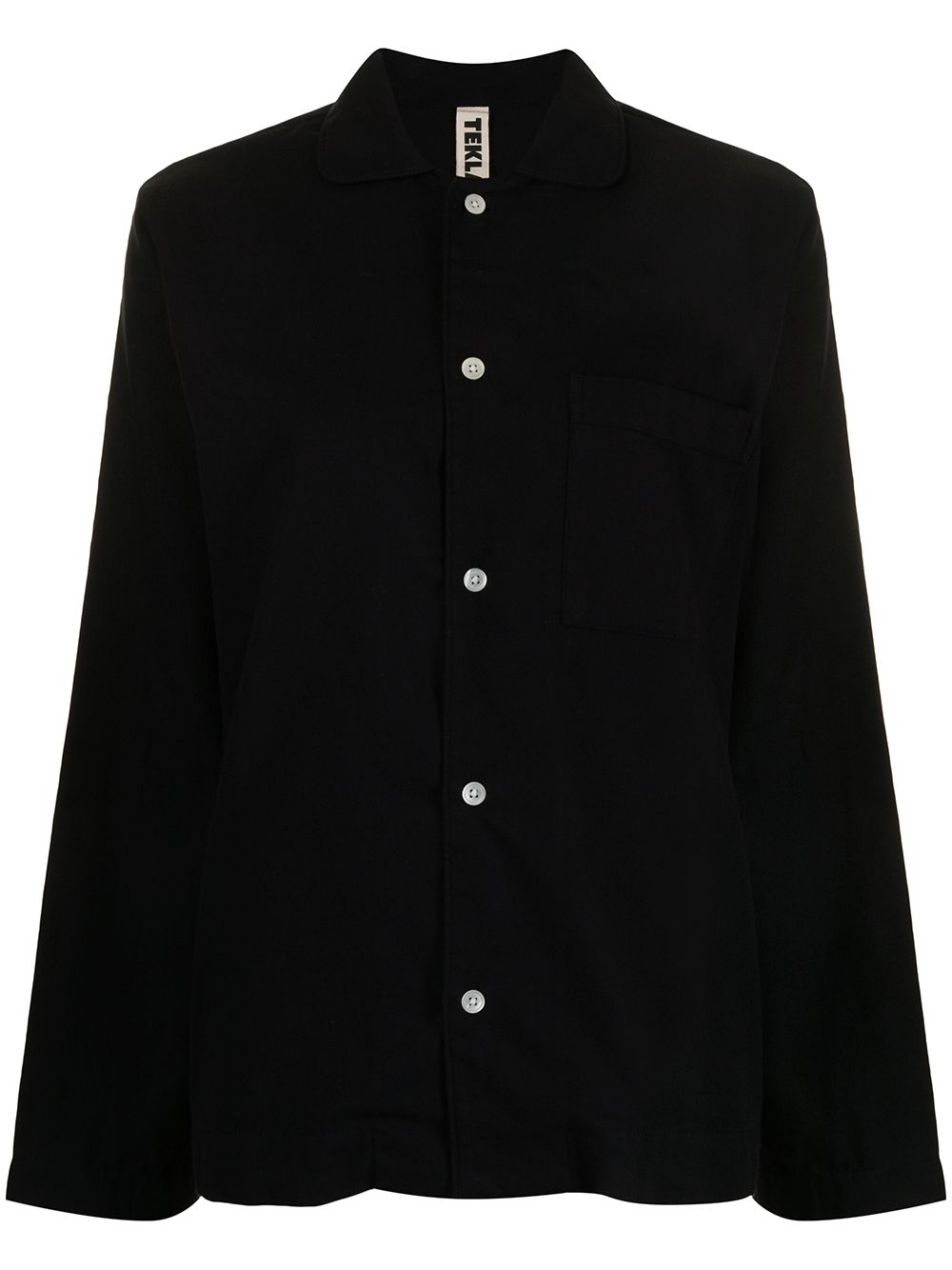 Poplin pajama shirt - Yellow
