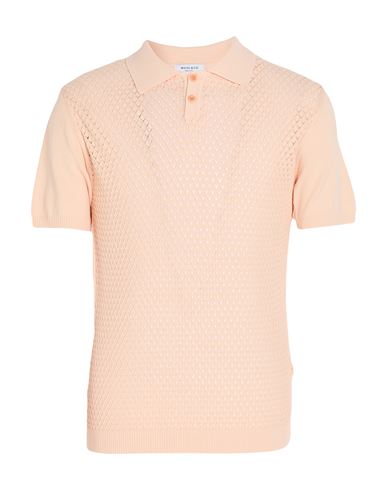 Man Sweater Salmon pink Size L Cotton