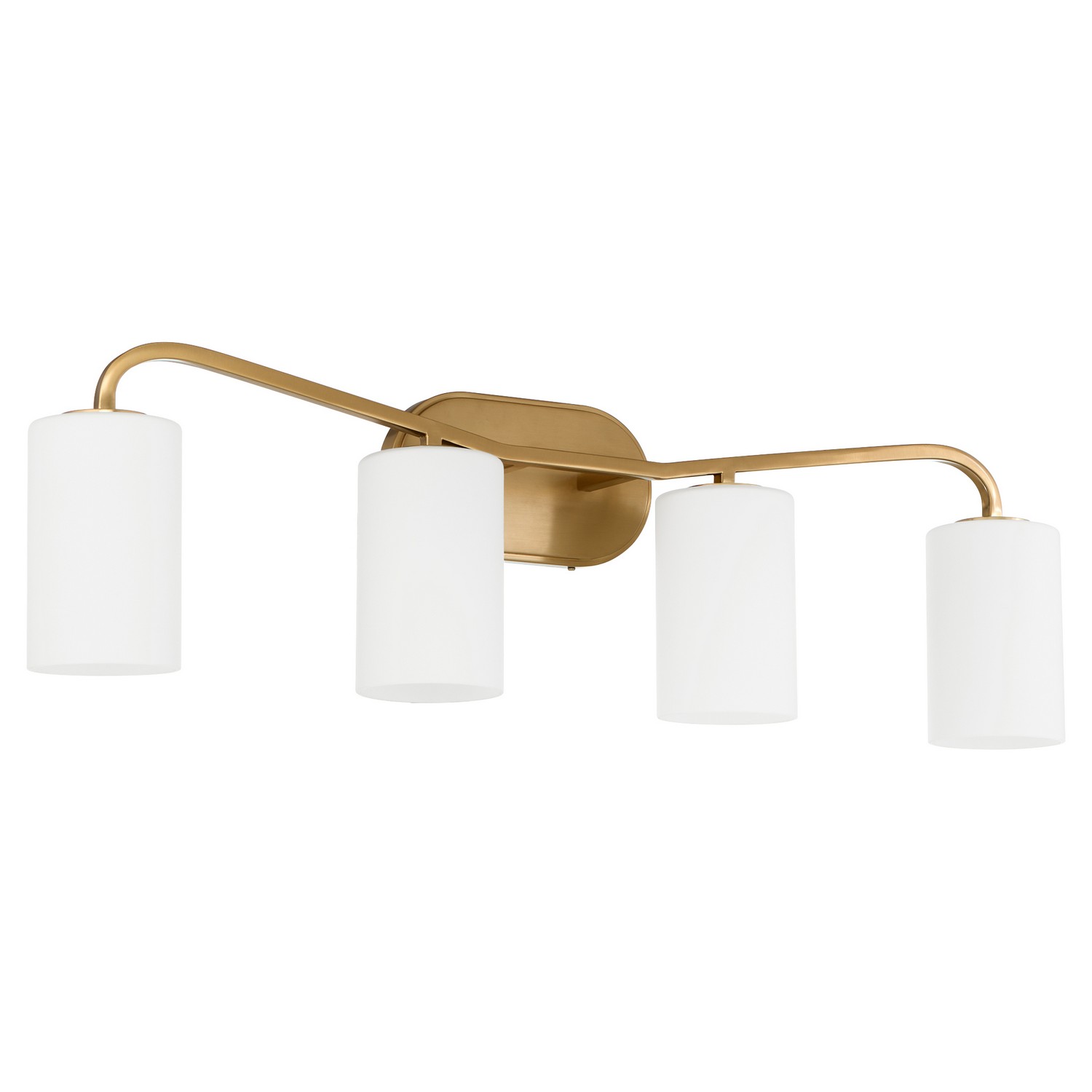 Brushed Brass Bathroom Vanity Light from the Rutherford Collection