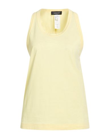 Woman Top Pastel yellow Size 6 Cotton, Viscose