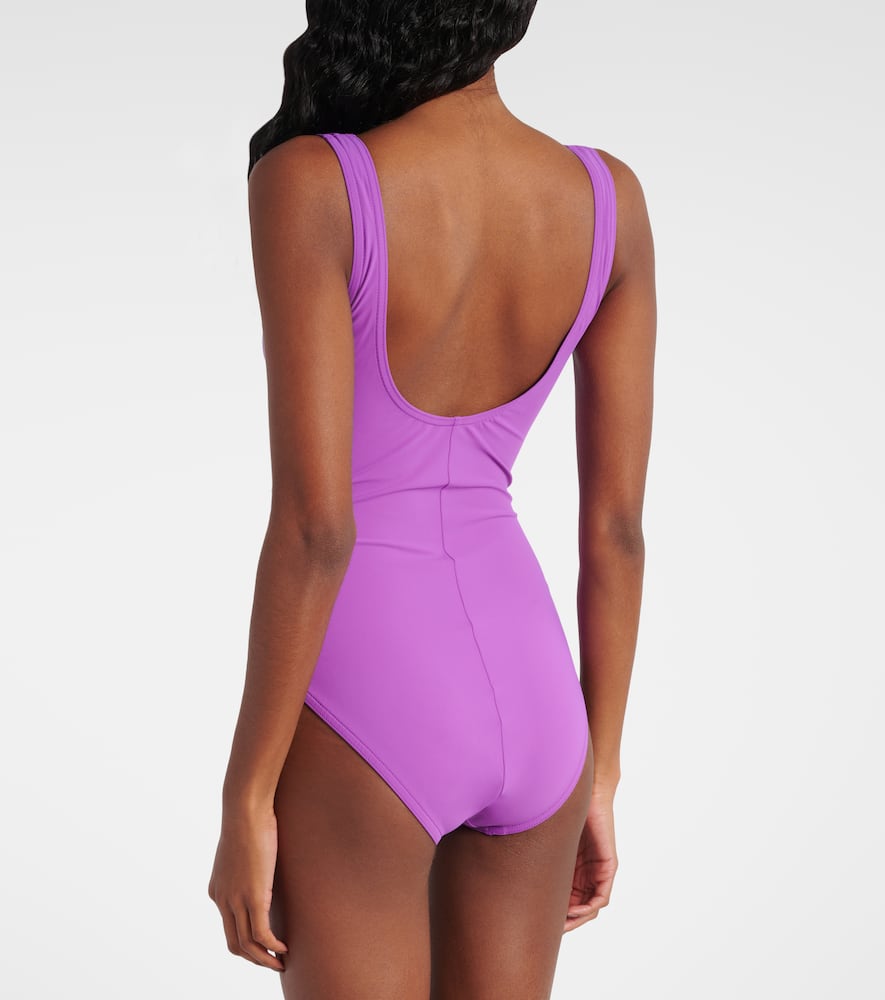 Gathered swimsuit