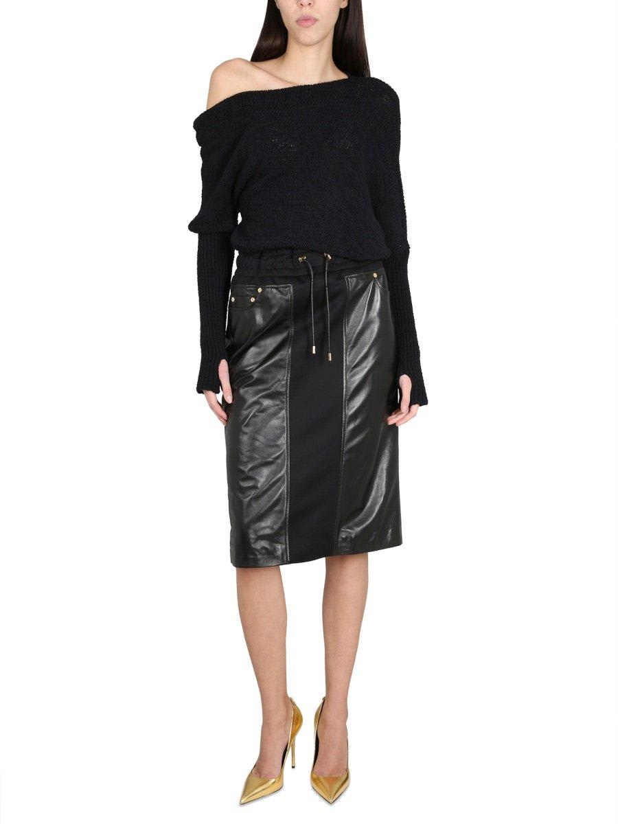 Jupes Silk Blend Skirt