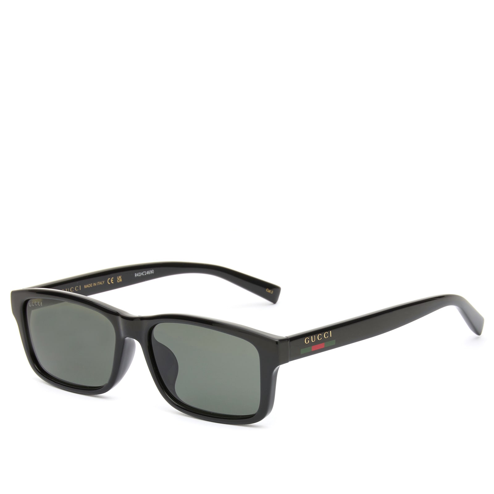 Gucci GG1714S 001 Sunglasses Black Square Frame, Grey Gradient Lenses IMG_0347.jpg?v=1776439053&  main image 2
