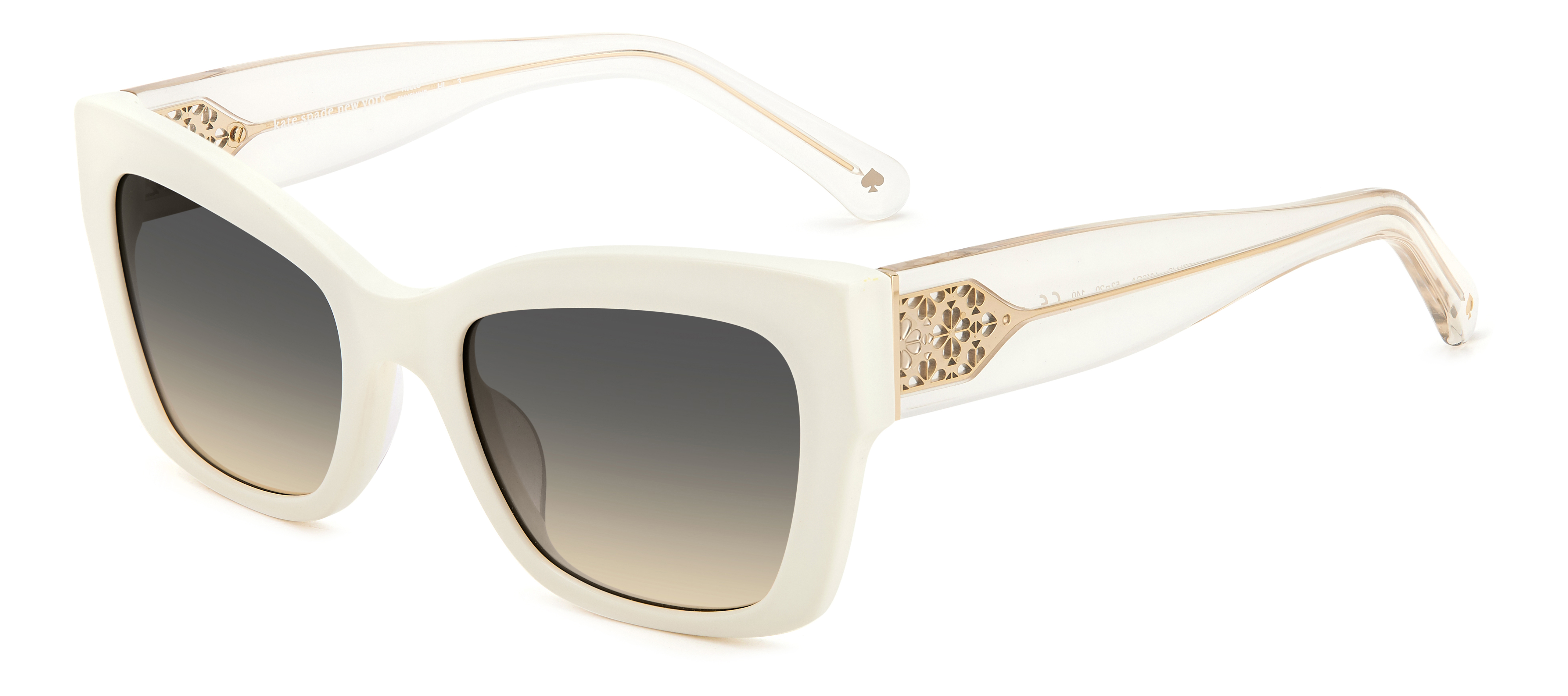 Ladies White Cat Eye Sunglasses VALERIASVK6F3