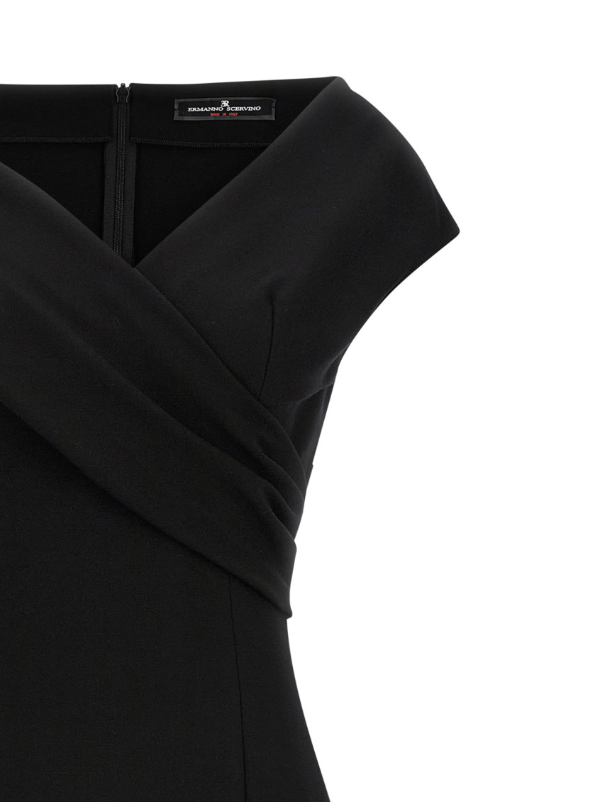 Crossover Dress Dresses Black
