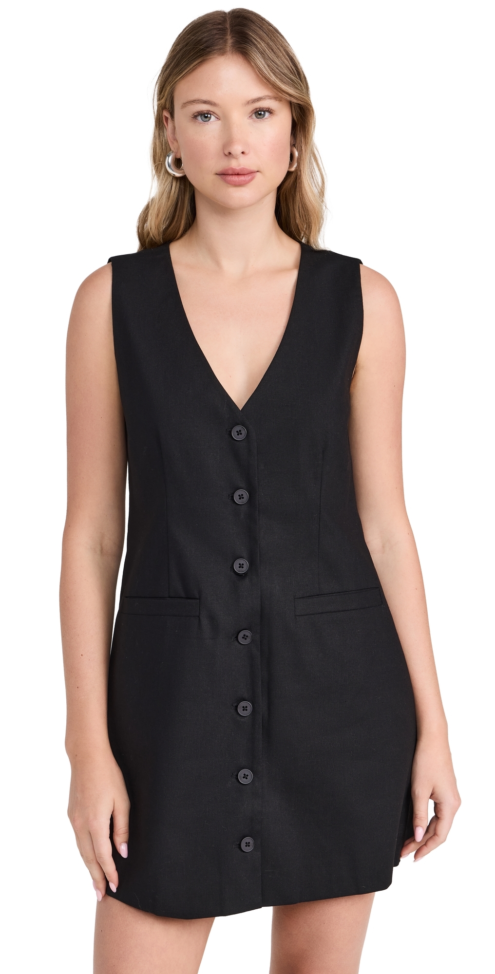 O. p.t Akiya Vest Mini Dress Black