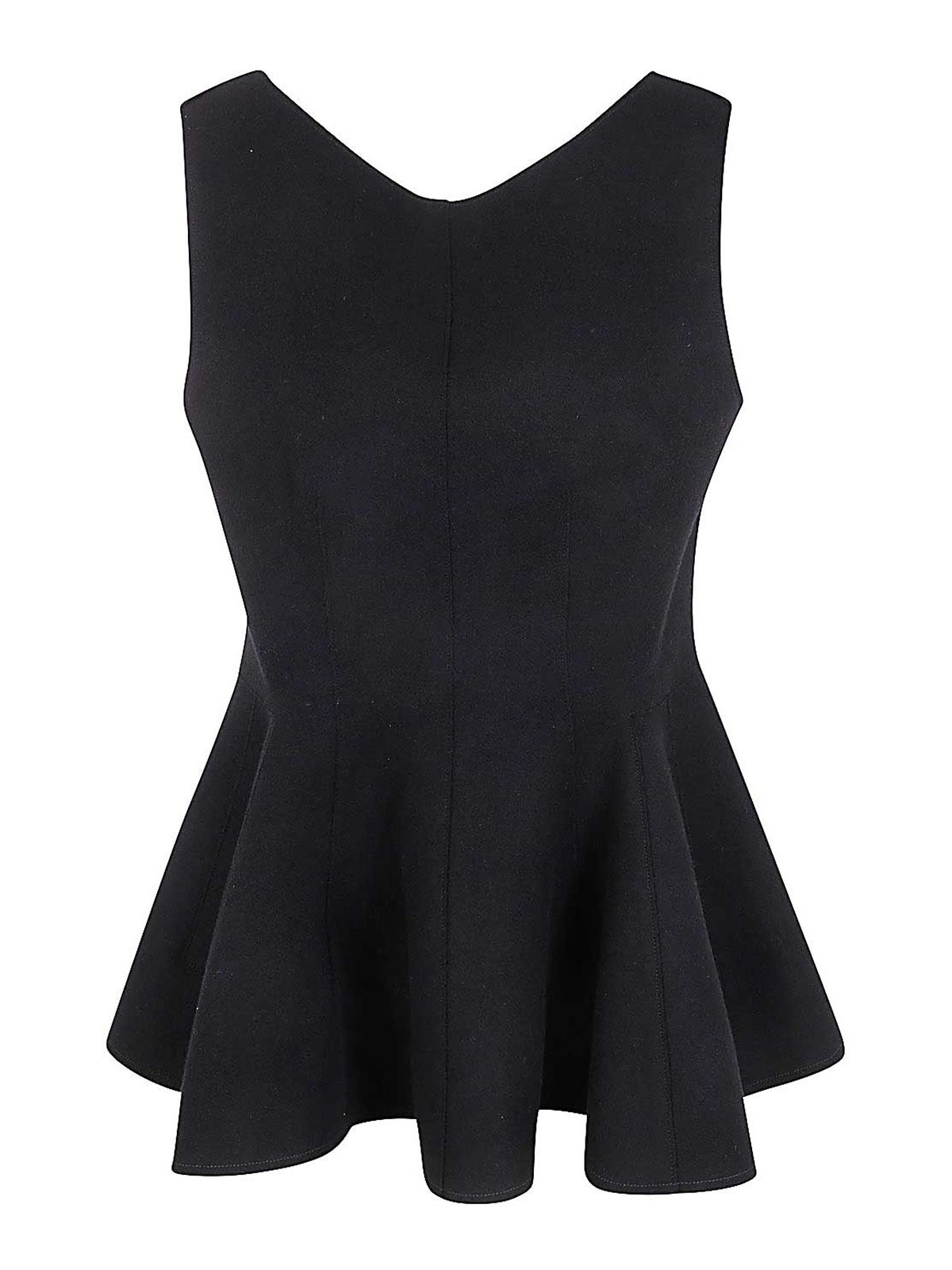 Sleeveless Flared Top