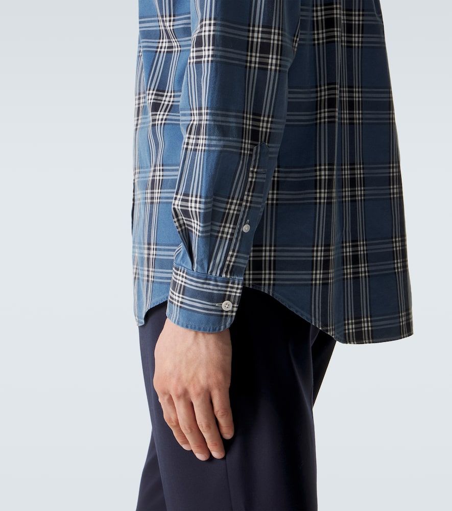 Plaid cotton shirt