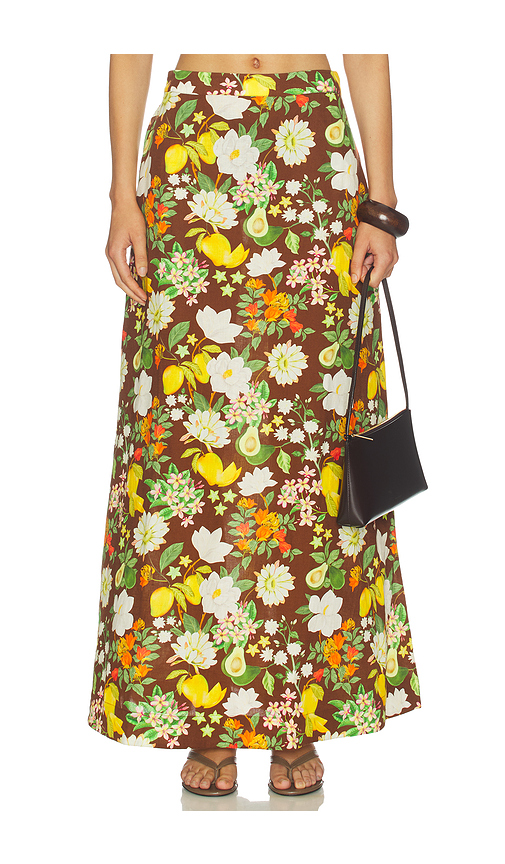Verandah Floral Maxi Skirt in Multi. S. Also in XS, M
