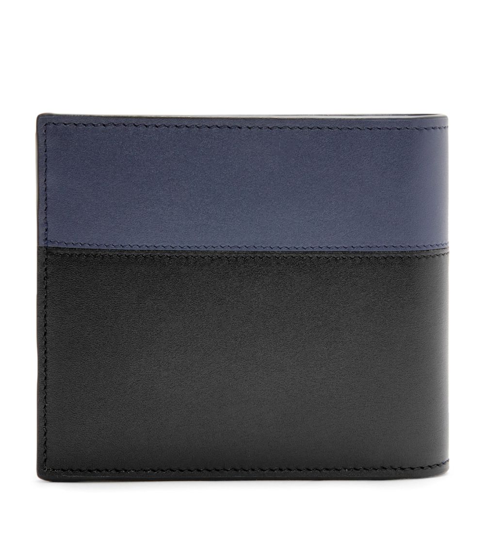 Leather Two-Tone Bifold Wallet