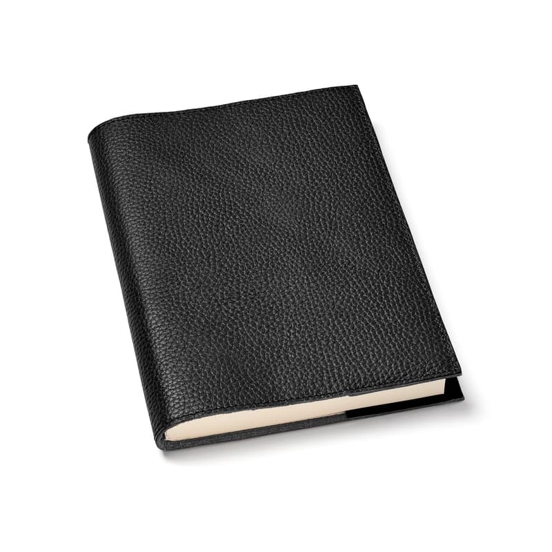 A5 Refillable Journal in Black Pebble