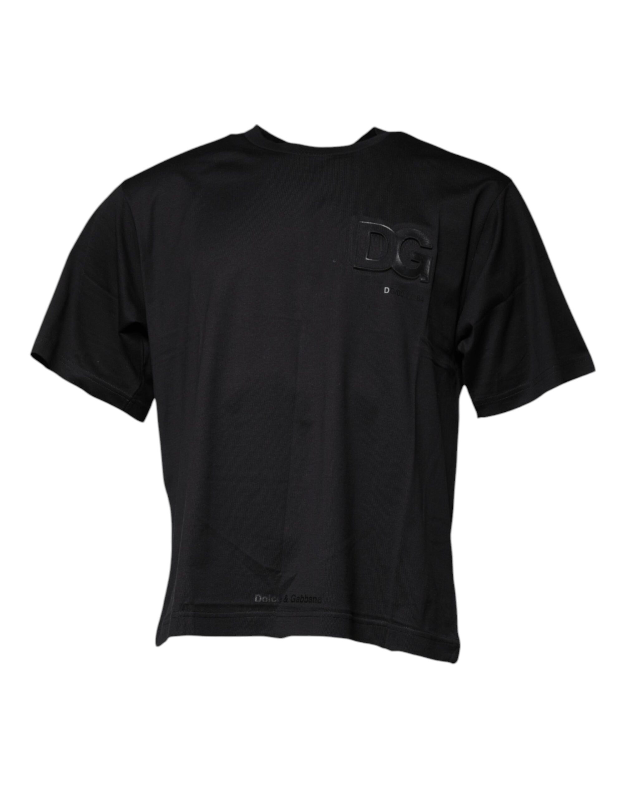 Logo-Print Cotton T-Shirt — Black