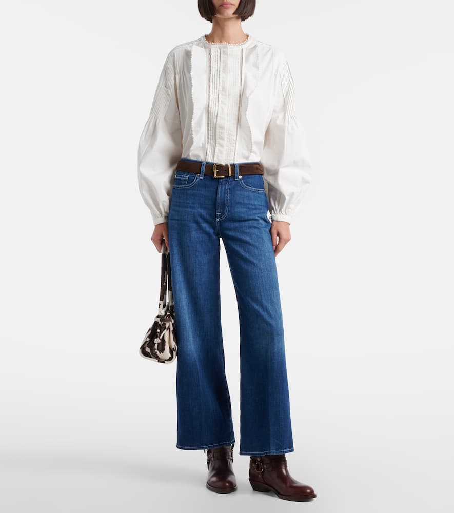 Lotta Ankle wide-leg jeans