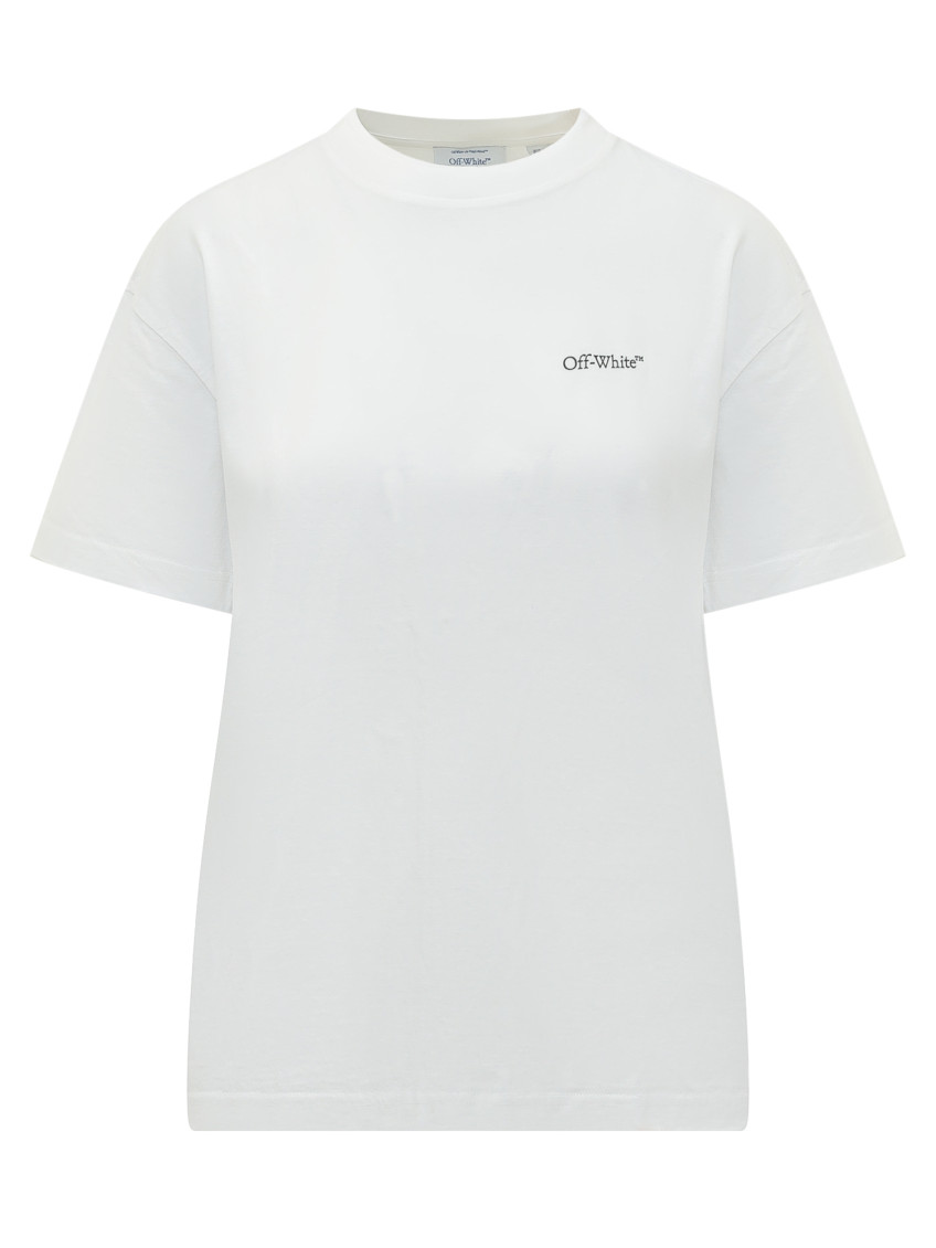 White Logo Crew Neck T-Shirt