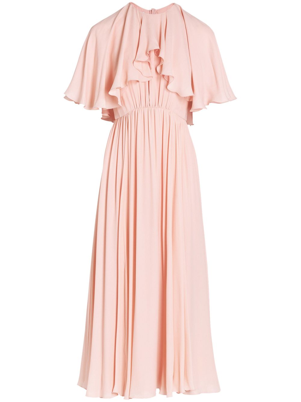 Crepe midi dress - Pink