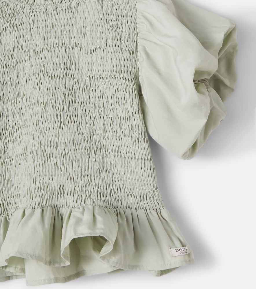 Sorien ruffled shirred top