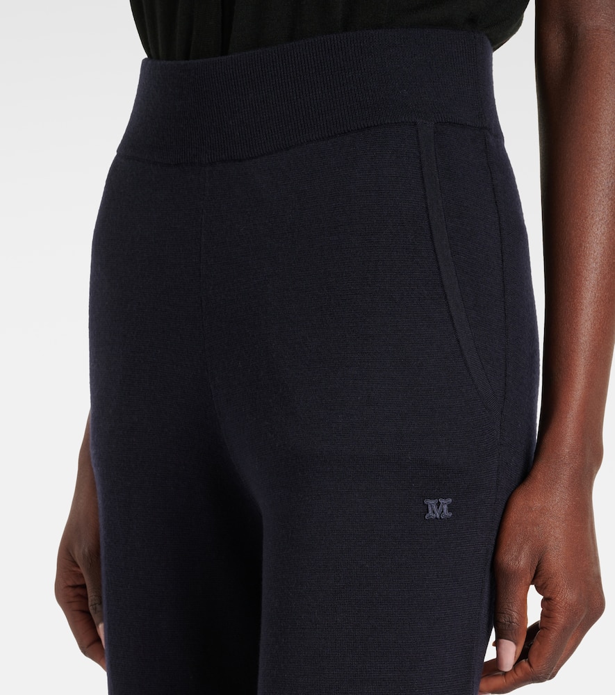 Wilma virgin wool wide-leg pants