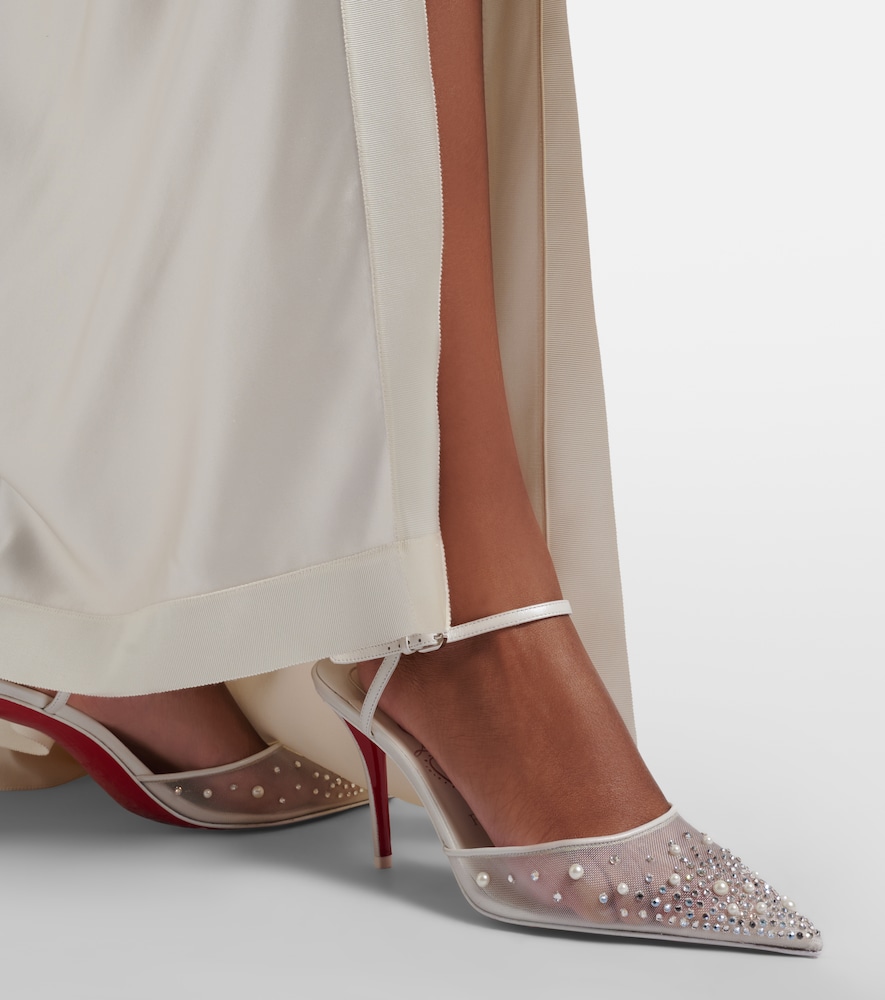 Miss Z embellished slingback pumps