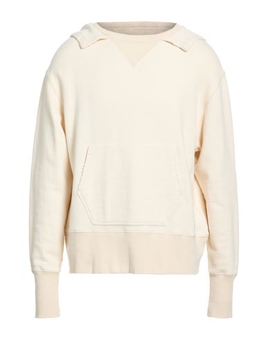 Man Sweatshirt Ivory Size M Cotton