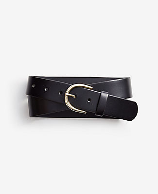 Ann Taylor Wide Leather Trouser Belt