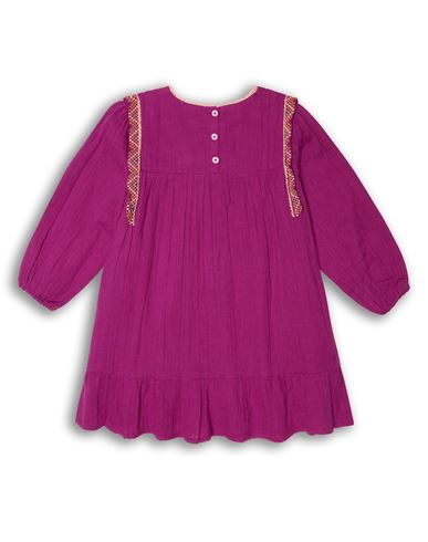 Kid Girl Kids' dress Garnet Size 10 Organic cotton