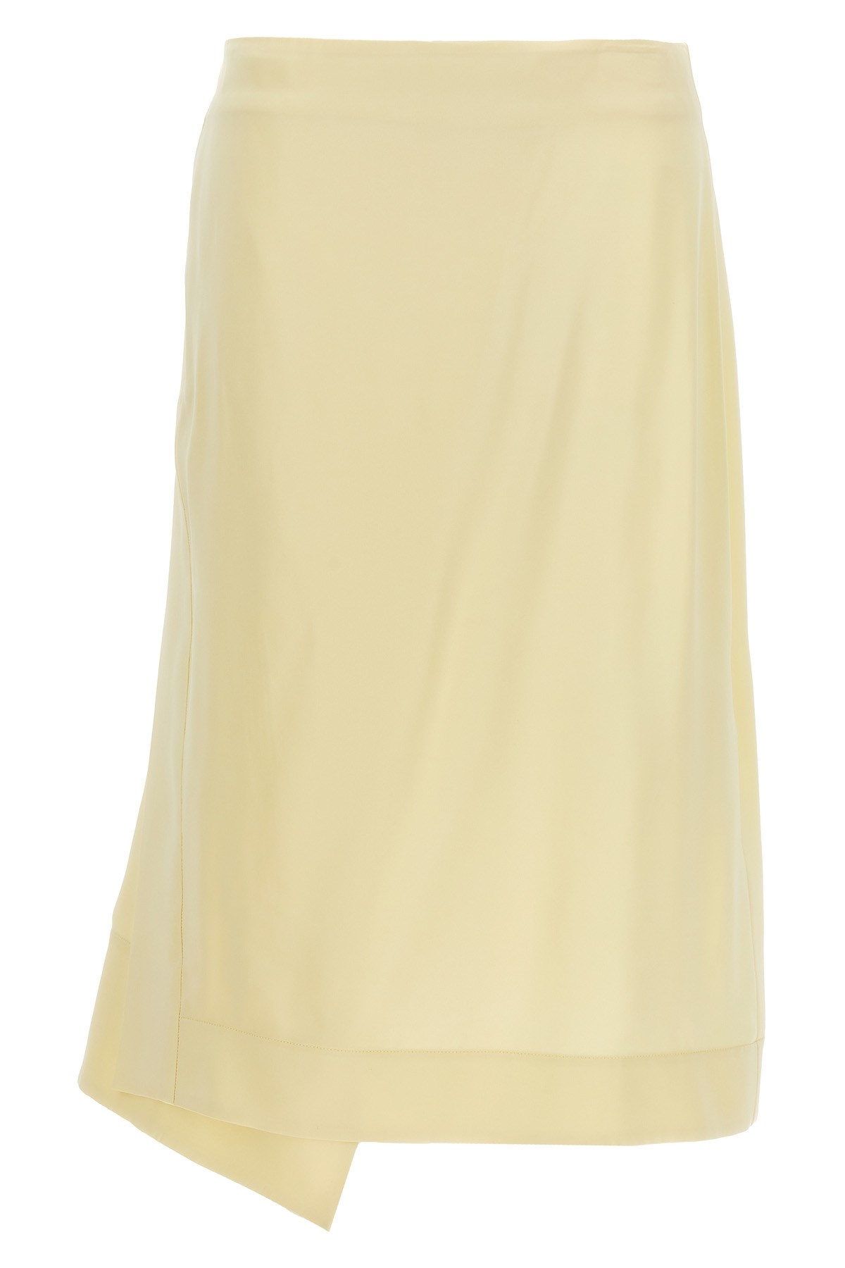 Satin Skirt With Side Slit