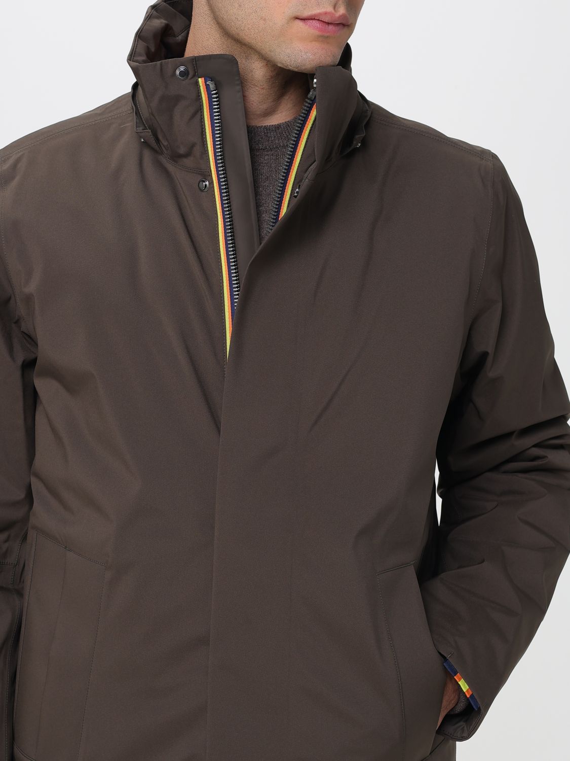 Coat Men color Kaki