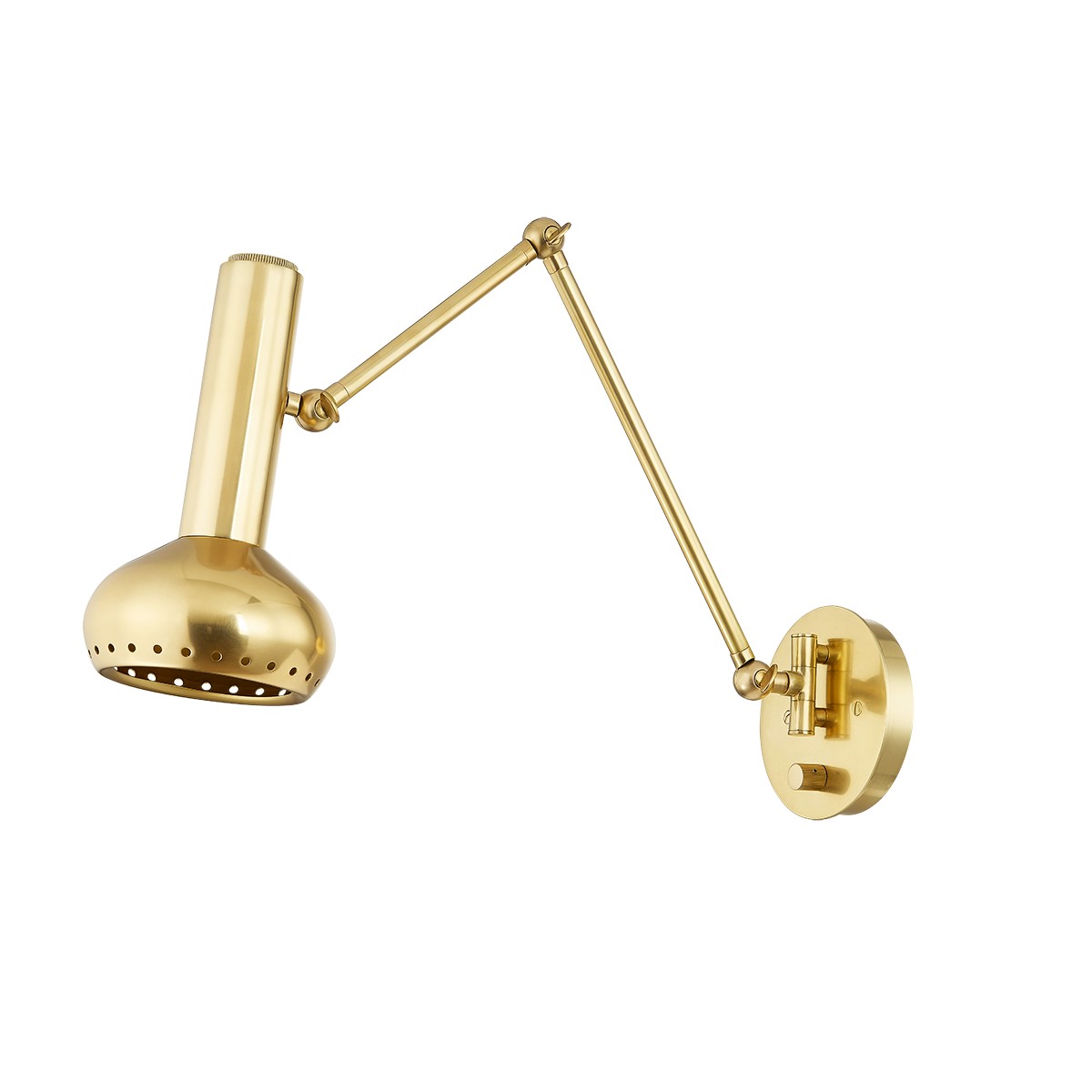 Aged Brass LED Wall Sconce from the Roald Collection